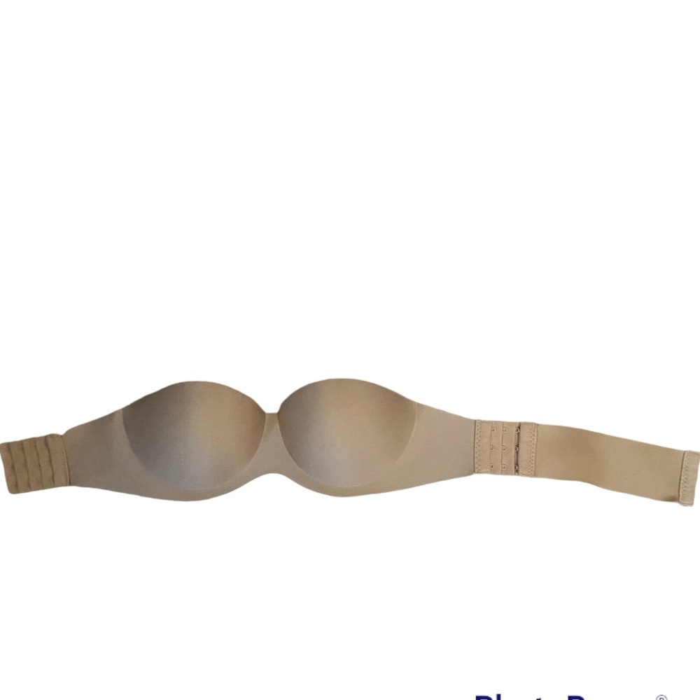 Nude Strapless Bra with Extension Clasp D